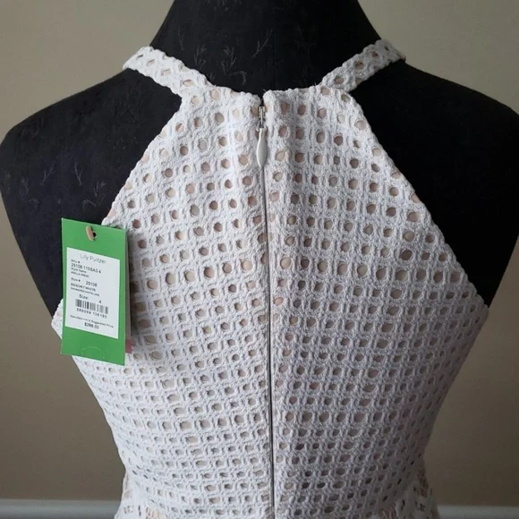 Lilly Pulitzer Adella Dress NWT Exotic Lace eyelet size 4 dress new with tags - Picture 8 of 11